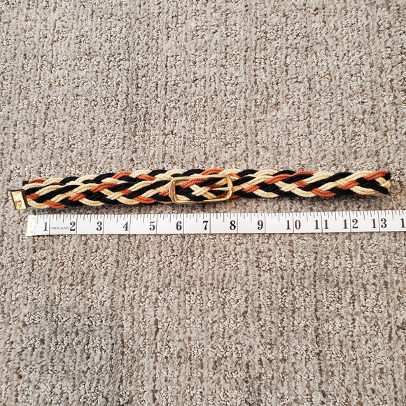 Vintage braided fabric belt - Picture 8 of 8